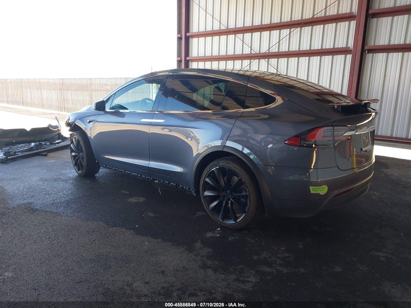 2021 Tesla Model x VIN 5YJXCAE27MF320414 IAAI salvage auction — FRONT END, Salvage (California), sold $16,100 on 2026-07-25 (photo 3)