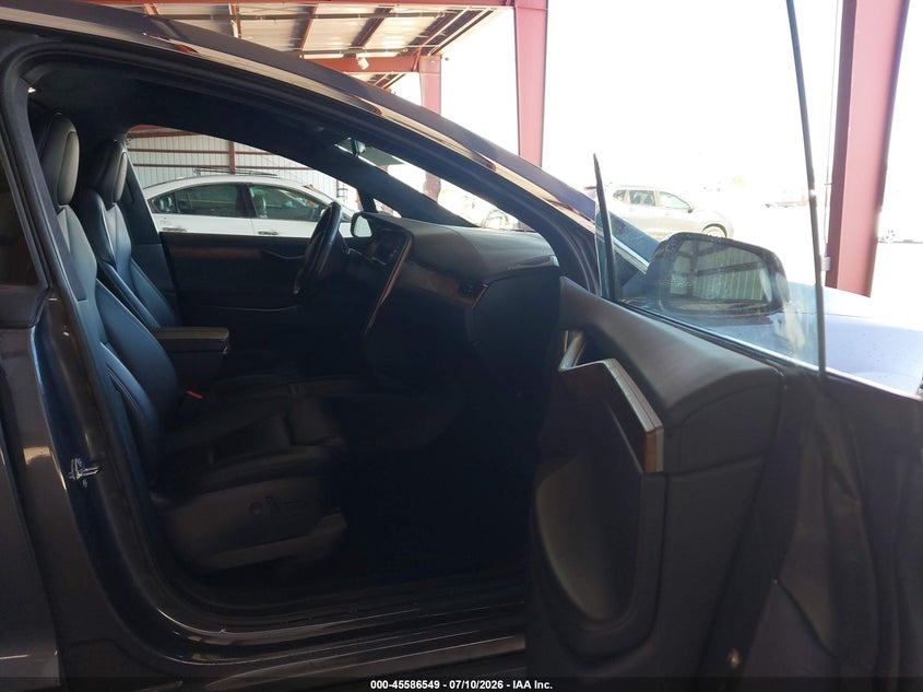 2021 Tesla Model x VIN 5YJXCAE27MF320414 IAAI salvage auction — FRONT END, Salvage (California), sold $16,100 on 2026-07-25 (photo 5)