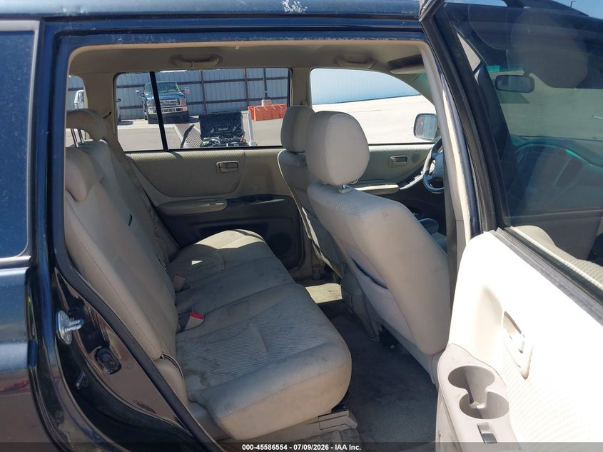 2006 Toyota Highlander VIN JTEEP21A160155505 IAAI salvage auction — NORMAL WEAR, Clear (Colorado), sold $725 on 2026-07-29 (photo 8)