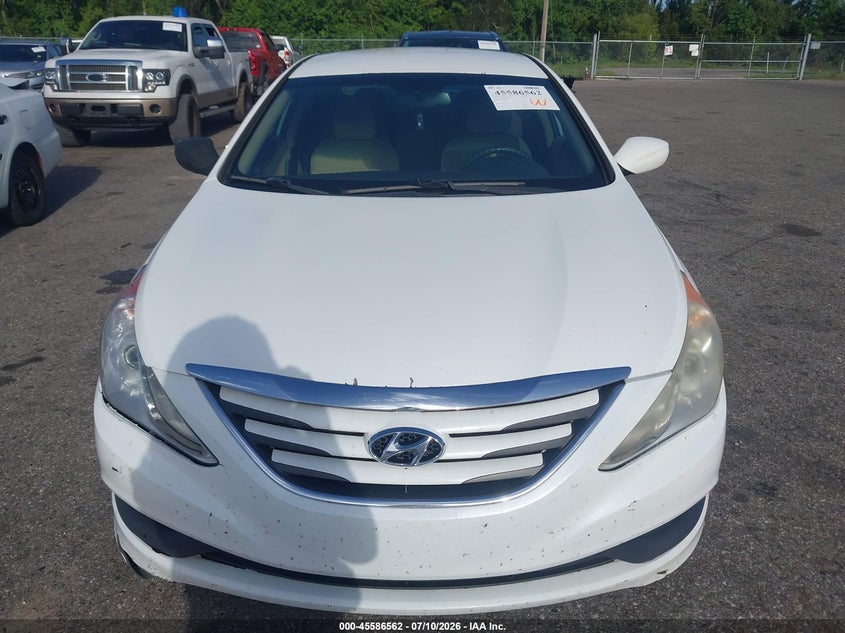 2014 Hyundai Sonata VIN 5NPEB4ACXEH885043 IAAI salvage auction — NORMAL WEAR, Clear (Florida), sold $325 on 2026-07-28 (photo 6)