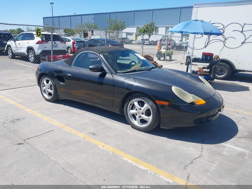 1998 Porsche Boxster VIN WP0CA2988WU624452 IAAI salvage auction — FRONT END, Salvage (California), sold $875 on 2026-08-10 (photo 1)