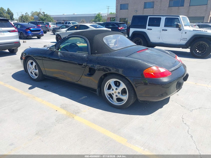 1998 Porsche Boxster VIN WP0CA2988WU624452 IAAI salvage auction — FRONT END, Salvage (California), sold $875 on 2026-08-10 (photo 3)