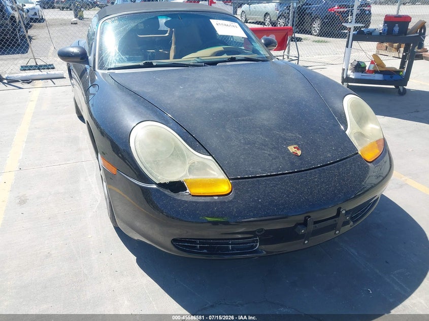 1998 Porsche Boxster VIN WP0CA2988WU624452 IAAI salvage auction — FRONT END, Salvage (California), sold $875 on 2026-08-10 (photo 6)