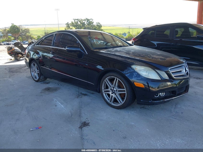 2010 Mercedes-benz E-class VIN WDDKJ5GB2AF011483 IAAI salvage auction — NORMAL WEAR, Clear (Florida), sold $400 on 2026-07-28 (photo 1)