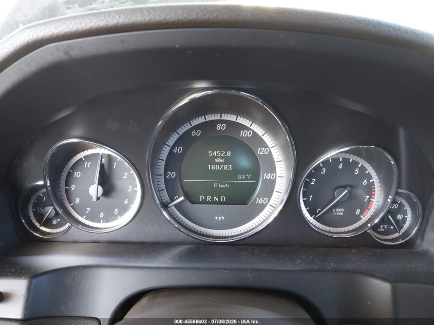 2010 Mercedes-benz E-class VIN WDDKJ5GB2AF011483 IAAI salvage auction — NORMAL WEAR, Clear (Florida), sold $400 on 2026-07-28 (photo 7)