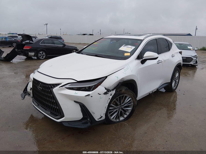 2023 Lexus Nx VIN JTJGKCEZXP5007713 IAAI salvage auction — FRONT END, Salvage (Texas), sold $19,100 on 2026-08-02 (photo 6)
