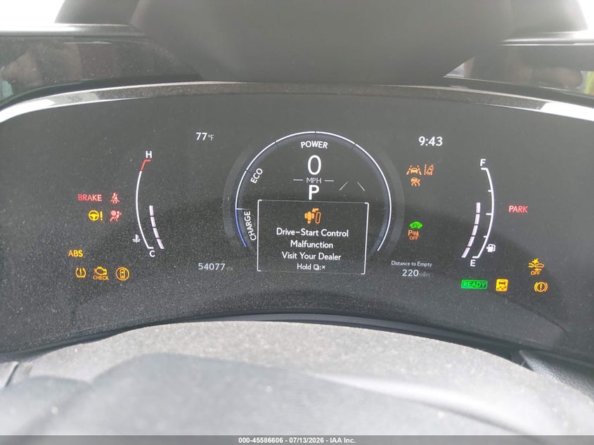 2023 Lexus Nx VIN JTJGKCEZXP5007713 IAAI salvage auction — FRONT END, Salvage (Texas), sold $19,100 on 2026-08-02 (photo 7)
