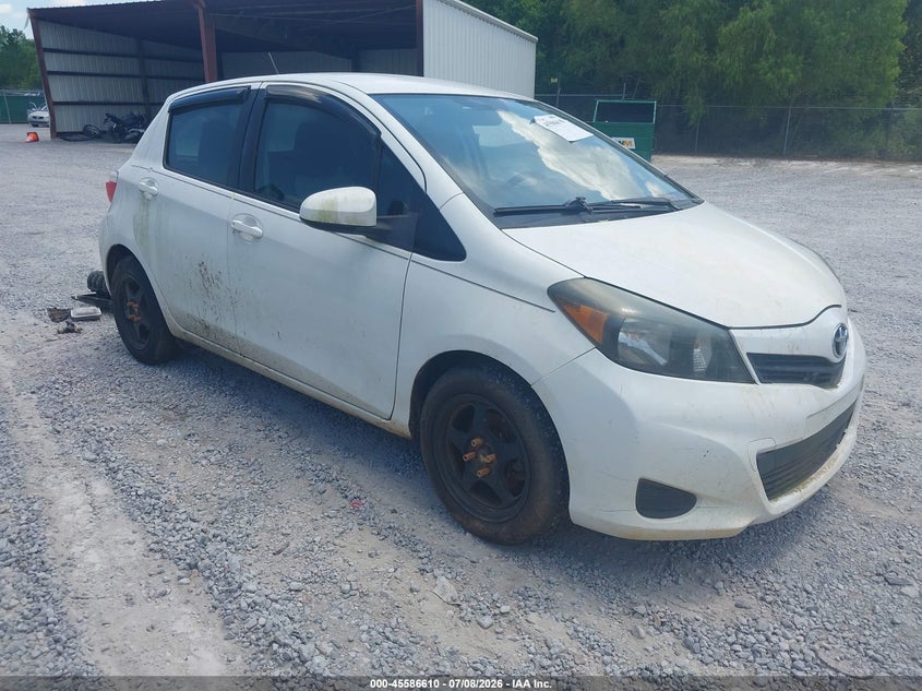 2012 Toyota Yaris VIN JTDKTUD30CD509224 IAAI salvage auction — NORMAL WEAR, Clear (Alabama), sold $1,050 on 2026-07-31 (photo 1)