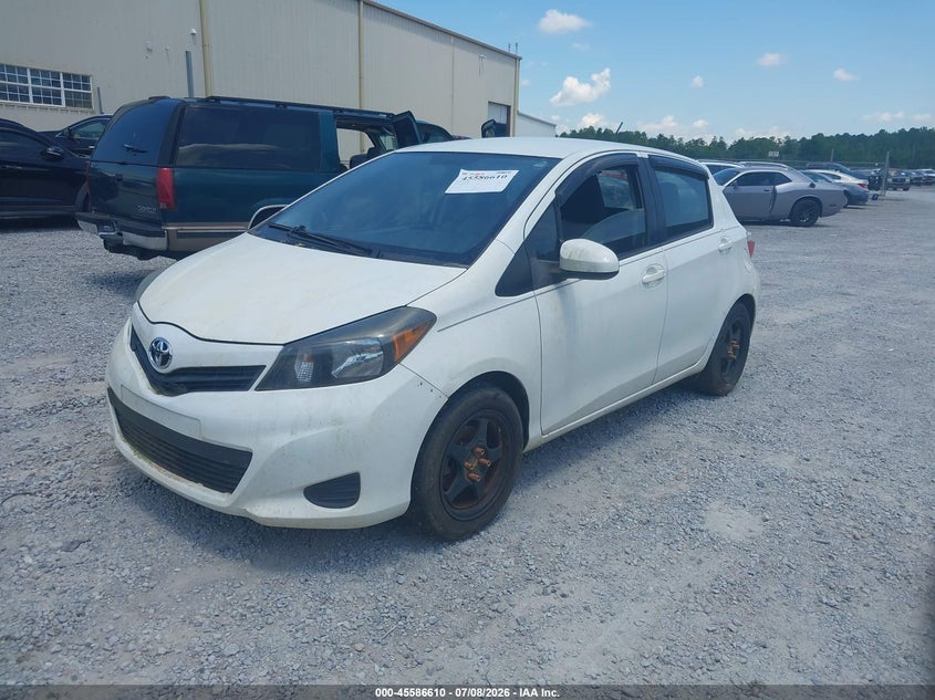 2012 Toyota Yaris VIN JTDKTUD30CD509224 IAAI salvage auction — NORMAL WEAR, Clear (Alabama), sold $1,050 on 2026-07-31 (photo 2)