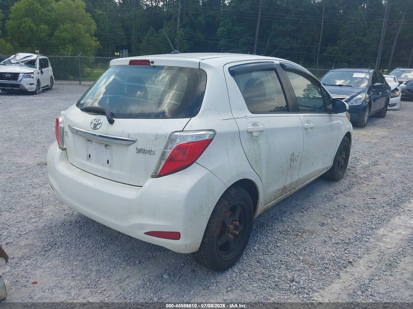 2012 Toyota Yaris VIN JTDKTUD30CD509224 IAAI salvage auction — NORMAL WEAR, Clear (Alabama), sold $1,050 on 2026-07-31 (photo 4)