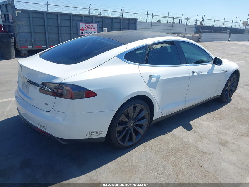 2013 Tesla Model s VIN 5YJSA1CN9DFP23016 IAAI salvage auction — FRONT END, Salvage Title, sold $2,700 on 2026-07-22 (photo 4)