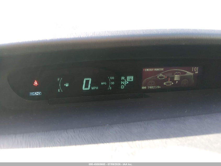 2014 Toyota Prius VIN JTDKN3DU8E1737165 IAAI salvage auction — RIGHT REAR, Clear - Dealer Only (California), sold $3,350 on 2026-07-14 (photo 7)