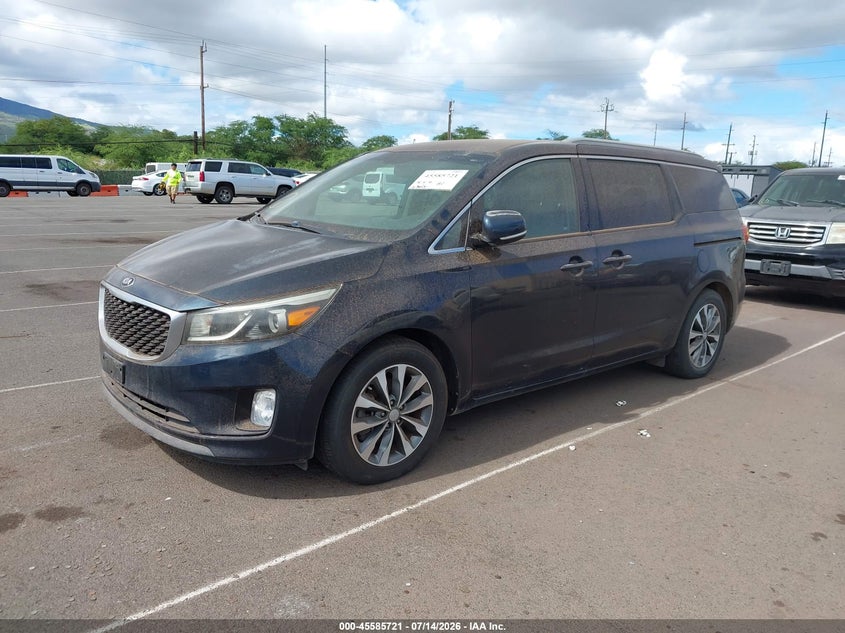 2016 Kia SEDONA VIN KNDMC5C12G6169762 IAAI salvage auction — NORMAL WEAR, Clear (Hawaii), sold $425 on 2026-07-28 (photo 2)