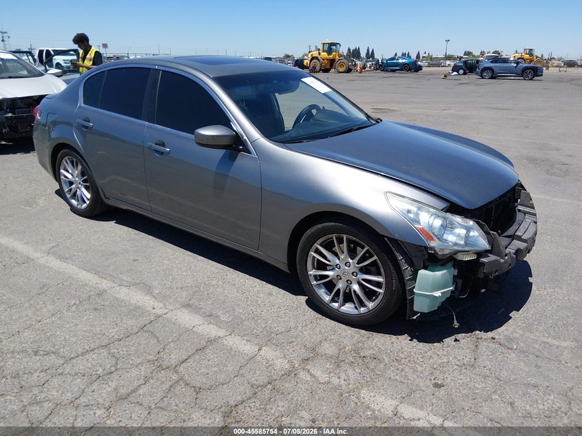 2011 Infiniti G37 VIN JN1CV6AP9BM502467 IAAI salvage auction — FRONT END, Salvage (California), sold $2,625 on 2026-07-22 (photo 1)