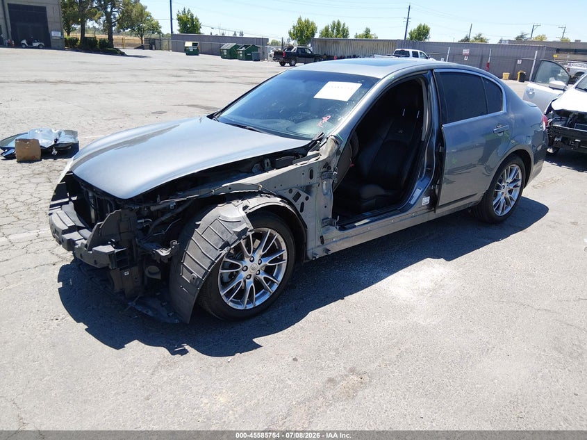 2011 Infiniti G37 VIN JN1CV6AP9BM502467 IAAI salvage auction — FRONT END, Salvage (California), sold $2,625 on 2026-07-22 (photo 2)