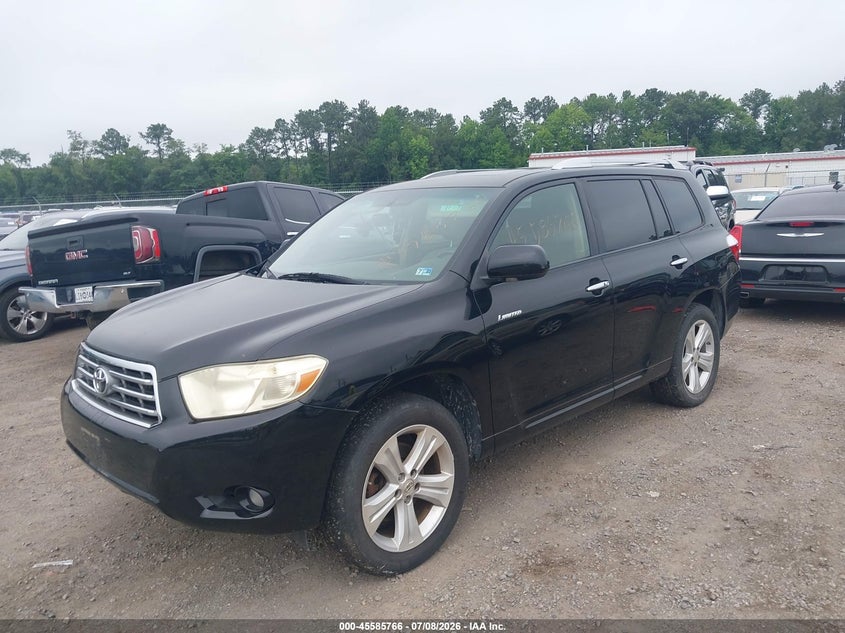 2008 Toyota Highlander VIN JTEES42A282096089 IAAI salvage auction — NORMAL WEAR, Clear (Virginia), sold $2,450 on 2026-07-24 (photo 2)
