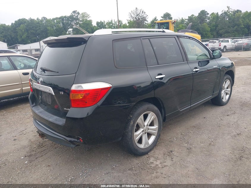 2008 Toyota Highlander VIN JTEES42A282096089 IAAI salvage auction — NORMAL WEAR, Clear (Virginia), sold $2,450 on 2026-07-24 (photo 4)
