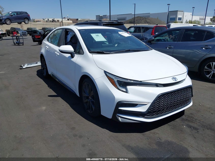 2024 Toyota Corolla VIN 5YFP4MCE0RP203717 IAAI salvage auction — LEFT SIDE, Salvage Title, sold $8,300 on 2026-07-31 (photo 1)