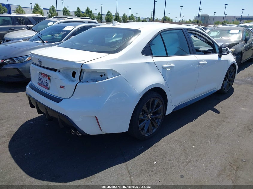 2024 Toyota Corolla VIN 5YFP4MCE0RP203717 IAAI salvage auction — LEFT SIDE, Salvage Title, sold $8,300 on 2026-07-31 (photo 4)