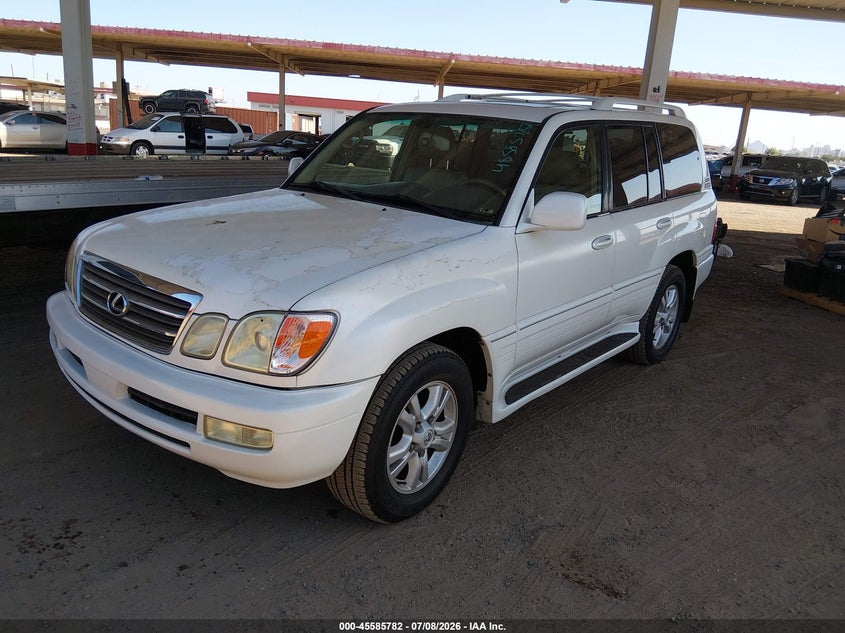 2004 Lexus Lx 470 VIN JTJHT00W443540368 IAAI salvage auction — FRONT END, Salvage (Arizona), sold $5,900 on 2026-07-14 (photo 2)