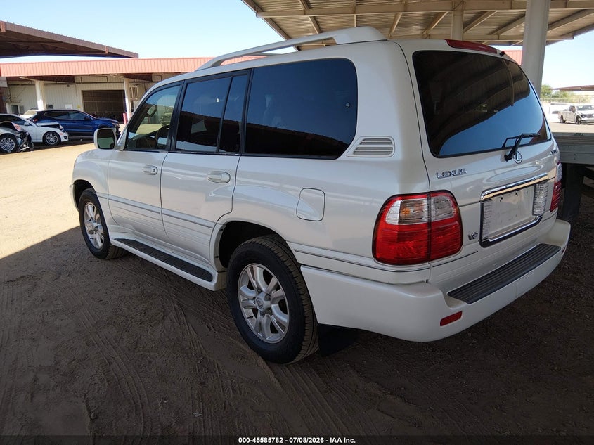 2004 Lexus Lx 470 VIN JTJHT00W443540368 IAAI salvage auction — FRONT END, Salvage (Arizona), sold $5,900 on 2026-07-14 (photo 3)
