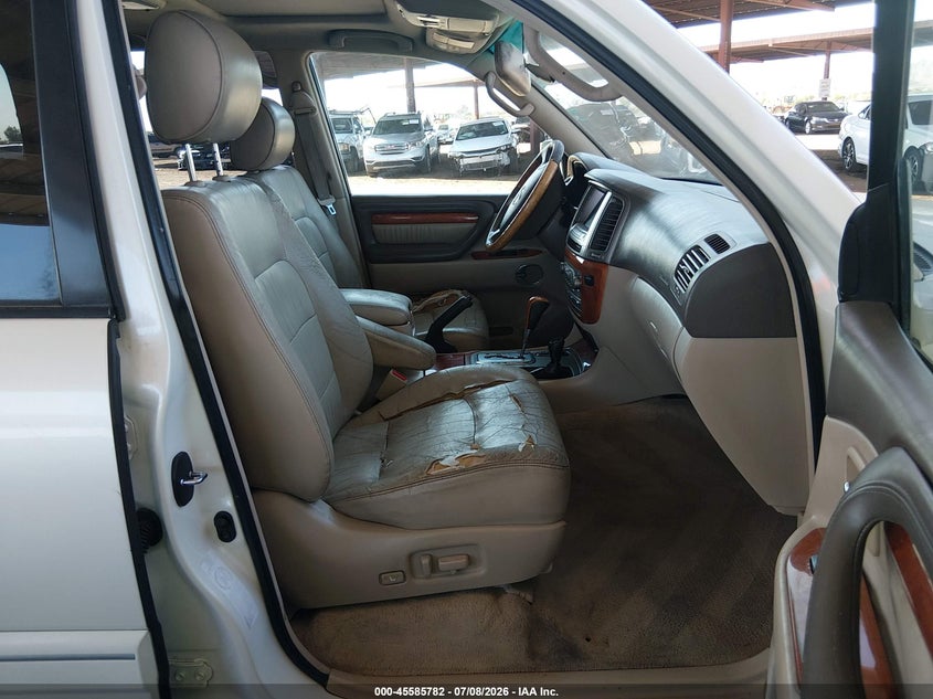 2004 Lexus Lx 470 VIN JTJHT00W443540368 IAAI salvage auction — FRONT END, Salvage (Arizona), sold $5,900 on 2026-07-14 (photo 5)