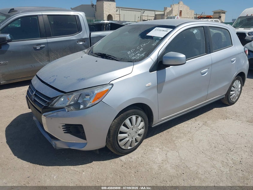 2024 Mitsubishi Mirage VIN ML32AUHJ4RH012325 IAAI salvage auction — FRONT END, Enterprise Vehicles Clear Only (Missouri), sold $7,500 on 2026-07-20 (photo 2)