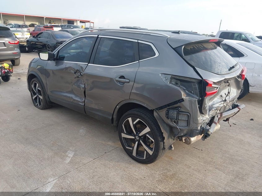 2020 Nissan Rogue VIN JN1BJ1CV7LW271256 IAAI salvage auction — REAR END, Salvage (Texas), sold $2,250 on 2026-07-31 (photo 3)