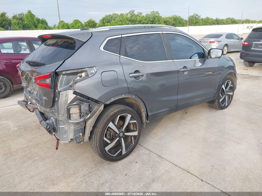 2020 Nissan Rogue VIN JN1BJ1CV7LW271256 IAAI salvage auction — REAR END, Salvage (Texas), sold $2,250 on 2026-07-31 (photo 4)