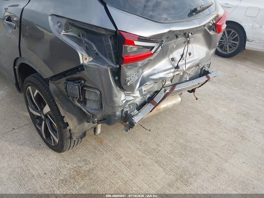 2020 Nissan Rogue VIN JN1BJ1CV7LW271256 IAAI salvage auction — REAR END, Salvage (Texas), sold $2,250 on 2026-07-31 (photo 6)