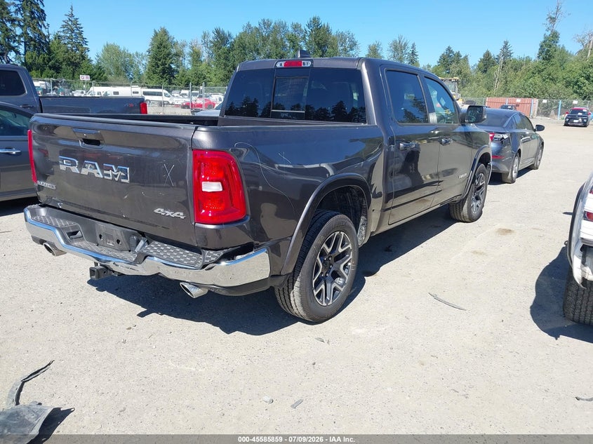 2026 Ram 1500 VIN 3C6SRFJP0T4181106 IAAI salvage auction — RIGHT REAR, Salvage Title, sold $34,300 on 2026-07-29 (photo 4)