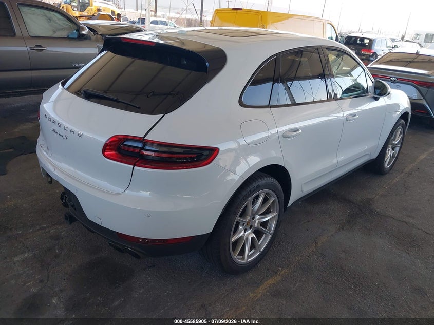 2016 Porsche Macan VIN WP1AB2A5XGLB56882 IAAI salvage auction — REAR END, Salvage (California), sold $4,350 on 2026-07-28 (photo 4)