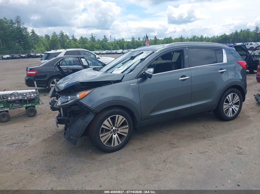 2015 Kia Sportage VIN KNDPCCAC1F7727907 IAAI salvage auction — FRONT END, Clear (Massachusetts), sold $1,450 on 2026-07-24 (photo 2)