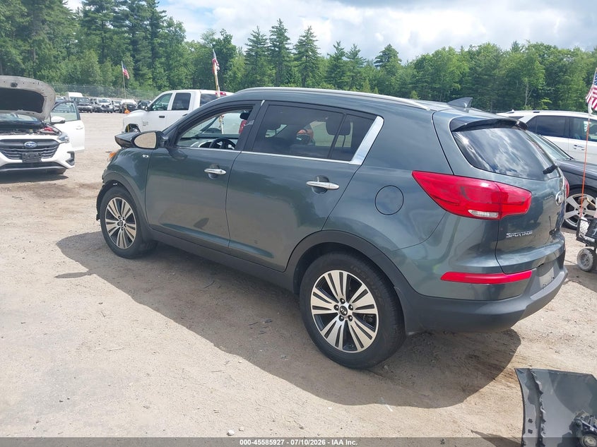 2015 Kia Sportage VIN KNDPCCAC1F7727907 IAAI salvage auction — FRONT END, Clear (Massachusetts), sold $1,450 on 2026-07-24 (photo 3)