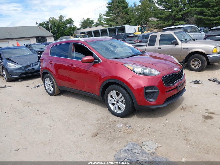 2017 Kia Sportage VIN KNDPM3AC2H7240859 IAAI salvage auction — NORMAL WEAR, Original (New Hampshire), sold $1,900 on 2026-07-16 (photo 1)