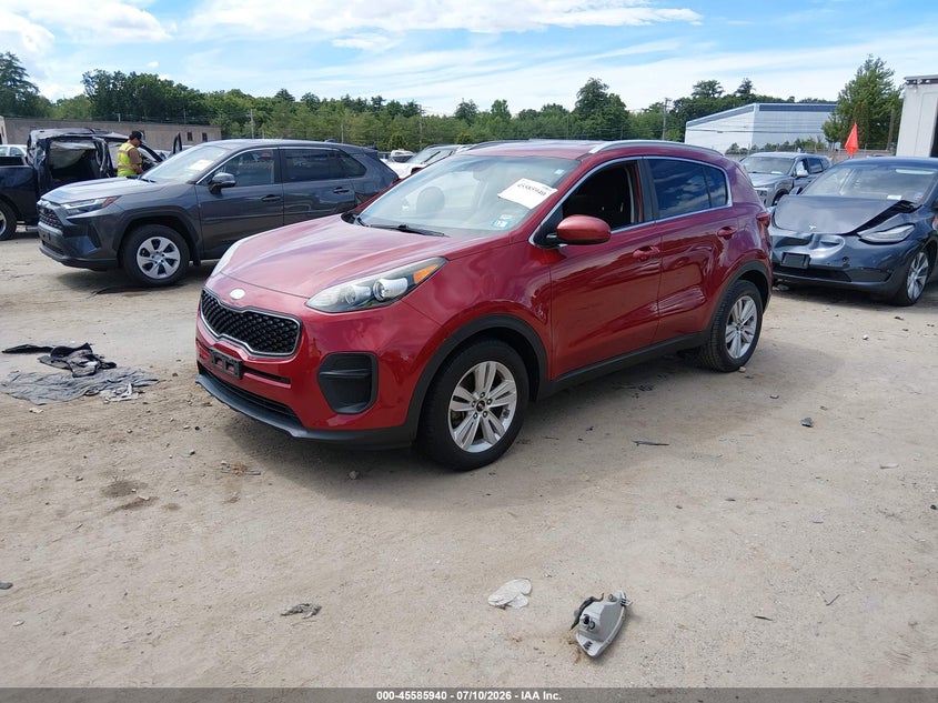 2017 Kia Sportage VIN KNDPM3AC2H7240859 IAAI salvage auction — NORMAL WEAR, Original (New Hampshire), sold $1,900 on 2026-07-16 (photo 2)