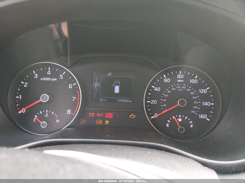 2017 Kia Sportage VIN KNDPM3AC2H7240859 IAAI salvage auction — NORMAL WEAR, Original (New Hampshire), sold $1,900 on 2026-07-16 (photo 7)