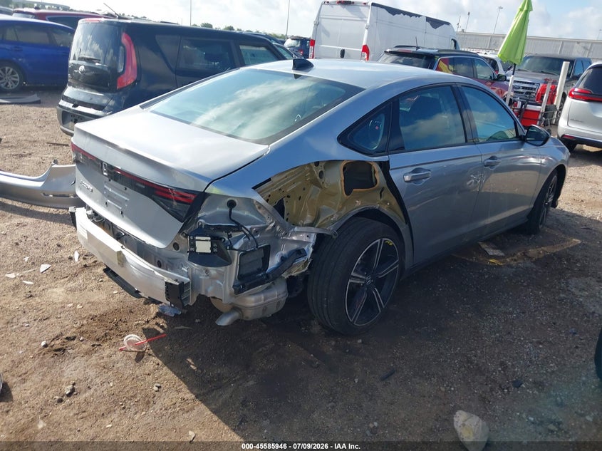 2026 Honda Accord VIN 1HGCY1F48TA027971 IAAI salvage auction — REAR END, Enterprise Vehicles Clear Only (Texas), sold $15,750 on 2026-07-30 (photo 4)