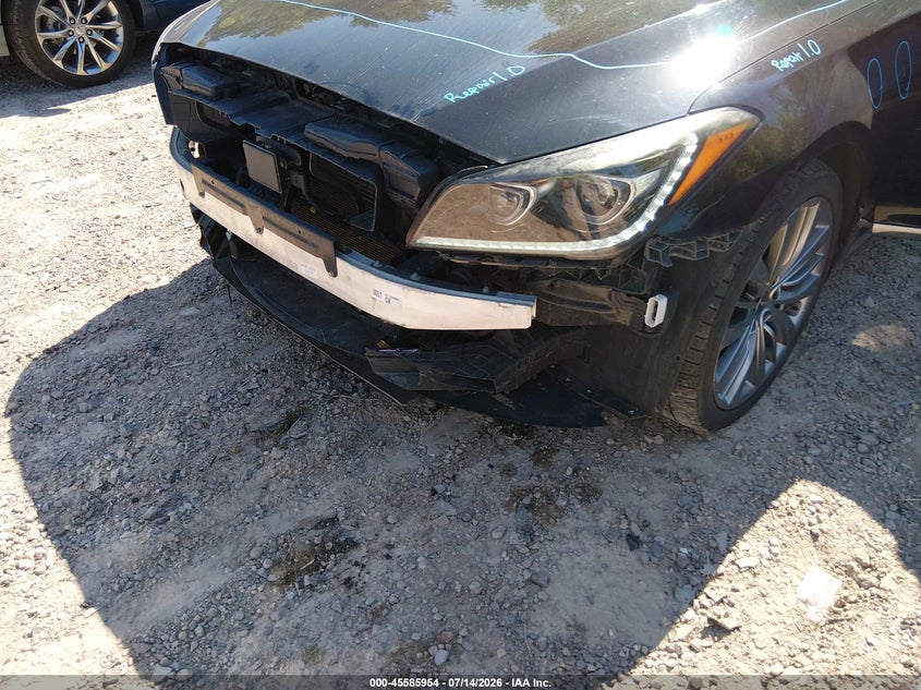 2018 Genesis G80 VIN KMHGN4JF6JU228603 IAAI salvage auction — FRONT END, Salvage Title, sold $25 on 2026-07-29 (photo 6)
