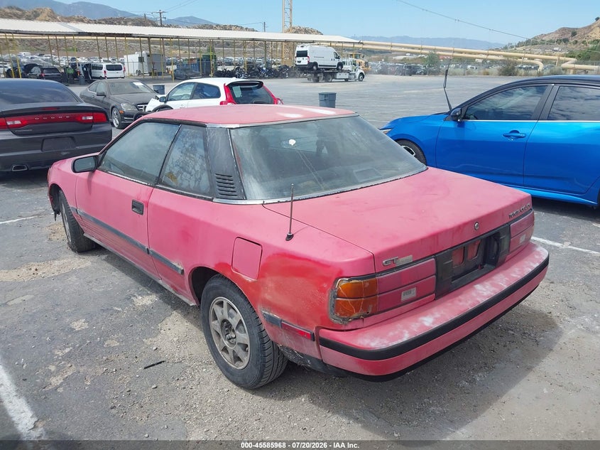 1988 Toyota Celica VIN JT2ST67C9J7275158 IAAI salvage auction — NORMAL WEAR, Clear - Dealer Only (California), sold $175 on 2026-07-22 (photo 3)
