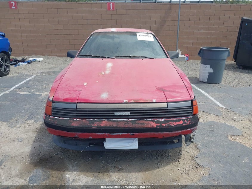 1988 Toyota Celica VIN JT2ST67C9J7275158 IAAI salvage auction — NORMAL WEAR, Clear - Dealer Only (California), sold $175 on 2026-07-22 (photo 6)