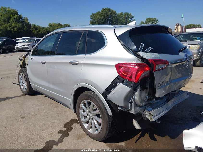 2019 Buick Envision VIN LRBFXCSA5KD039366 IAAI salvage auction — FRONT & REAR, Salvage (Kansas), sold $1,275 on 2026-09-02 (photo 3)
