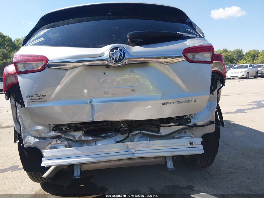 2019 Buick Envision VIN LRBFXCSA5KD039366 IAAI salvage auction — FRONT & REAR, Salvage (Kansas), sold $1,275 on 2026-09-02 (photo 6)