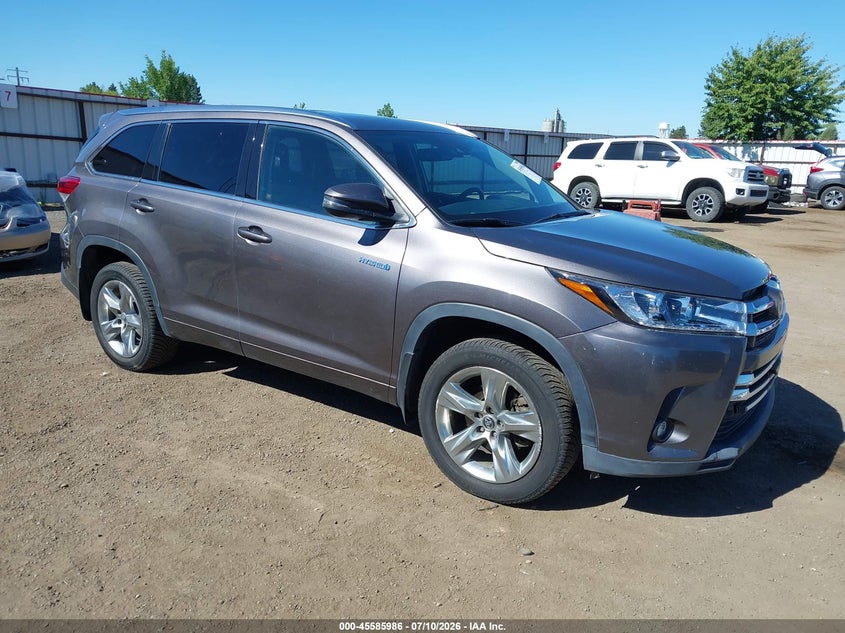2019 Toyota Highlander VIN 5TDDGRFH3KS061177 — IAAI salvage auction photo