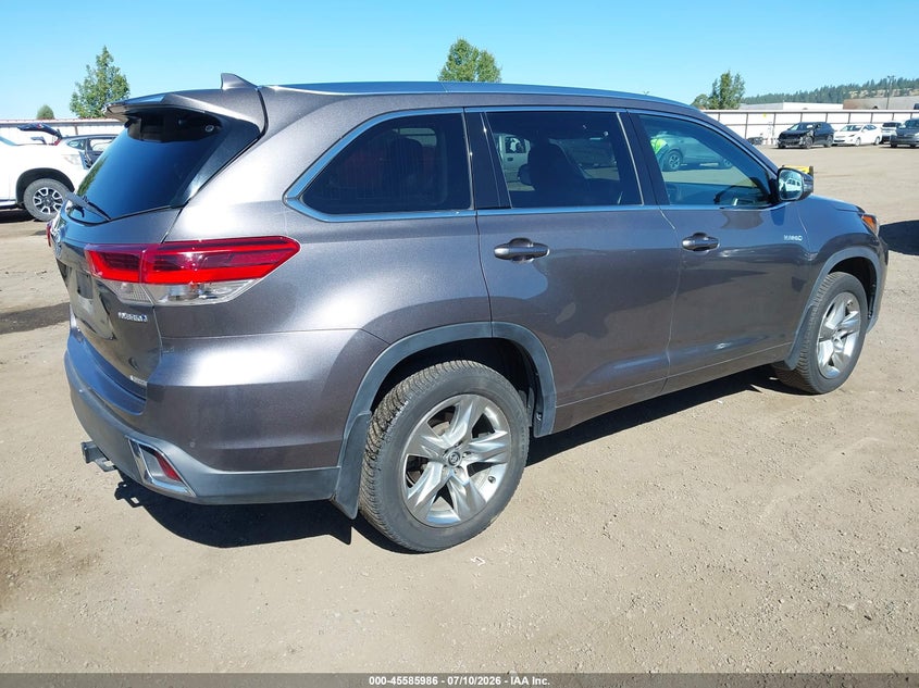 2019 Toyota Highlander VIN 5TDDGRFH3KS061177 IAAI salvage auction — UNDERCARRIAGE, Bill Of Sale (Washington), sold $9,800 on 2026-07-28 (photo 4)
