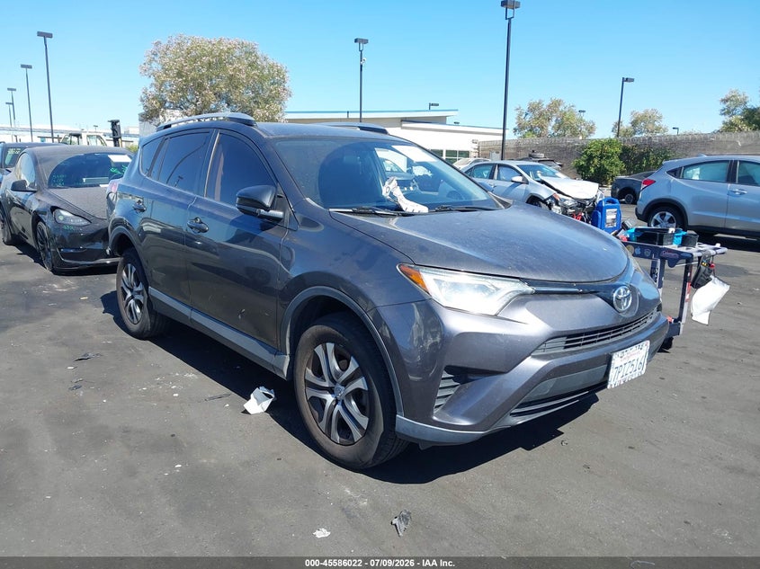 2016 Toyota Rav 4 VIN JTMZFREV9GJ066405 IAAI salvage auction — REAR END, Salvage Title, sold $4,450 on 2026-07-31 (photo 1)