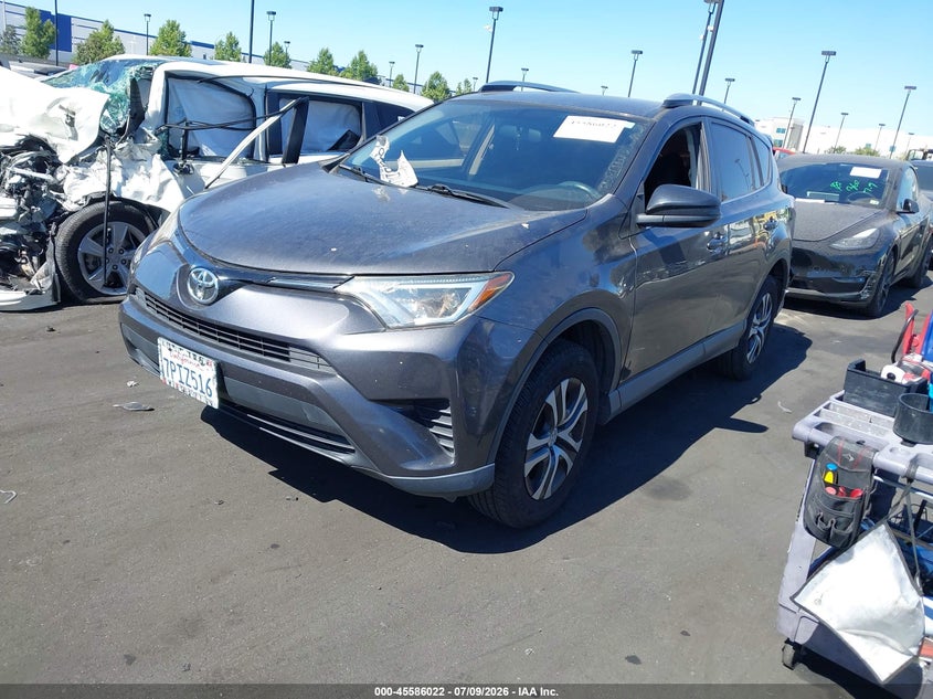 2016 Toyota Rav 4 VIN JTMZFREV9GJ066405 IAAI salvage auction — REAR END, Salvage Title, sold $4,450 on 2026-07-31 (photo 2)