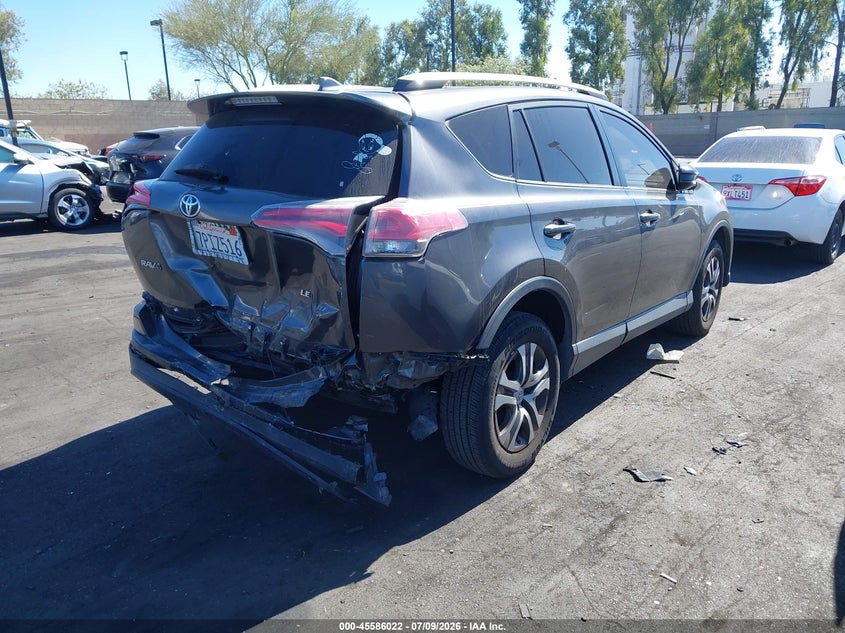 2016 Toyota Rav 4 VIN JTMZFREV9GJ066405 IAAI salvage auction — REAR END, Salvage Title, sold $4,450 on 2026-07-31 (photo 4)