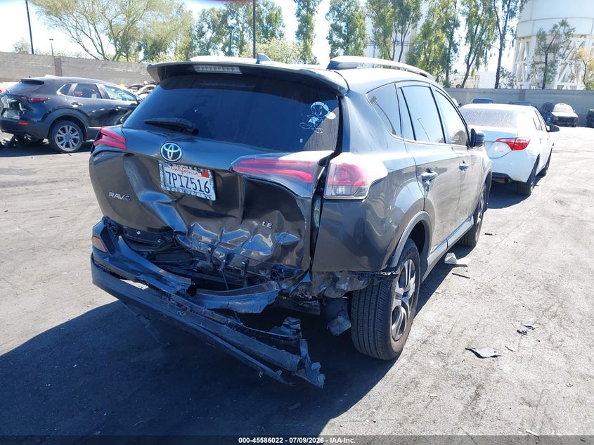 2016 Toyota Rav 4 VIN JTMZFREV9GJ066405 IAAI salvage auction — REAR END, Salvage Title, sold $4,450 on 2026-07-31 (photo 6)