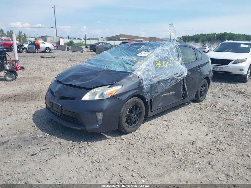 2012 Toyota Prius VIN JTDKN3DU2C1595649 IAAI salvage auction — FRONT END, Clear (Wisconsin), sold $275 on 2026-07-30 (photo 2)
